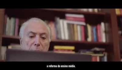 Olha o video que o Temer divulgou hoje... É impressão minha ou o Temer realmente esta tentando se lançar candidato?