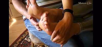 Definitely the sexiest feet I&rsquo;ve ever laid my eyes on. And the tickler is so good at tickling them 🤤🤤🤤