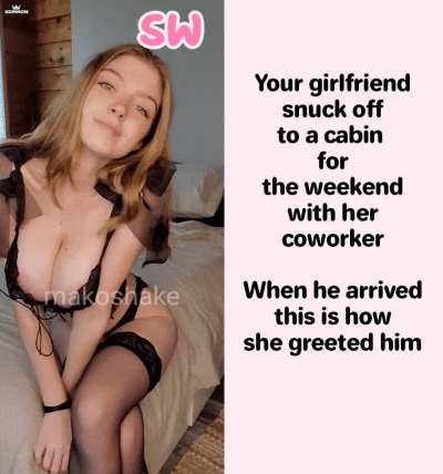 In all black lingerie and high heels, she was ready to fuck him until she got pregnant🤰🏻