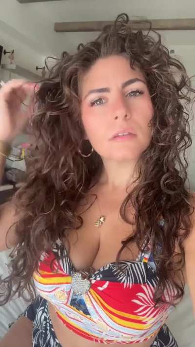 Wild curly mane
