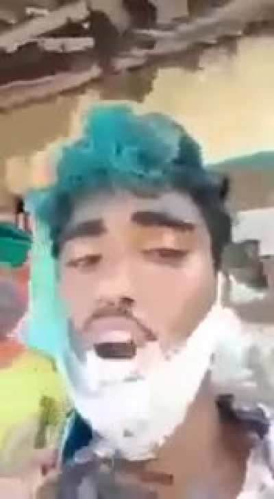 These two Muzlim b@st@rds are openly abusing our Prabhu Shri Ram &amp;amp; are saying that they will k!ll every devotee of Ram. Are we living in Sudan or India?Pls share this so that police takes action on these goatfuckers.