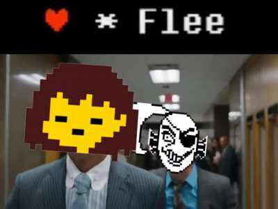 * flee