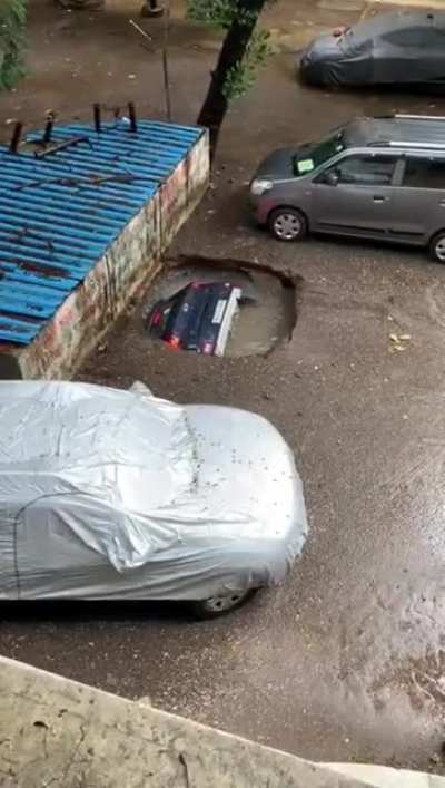to coverup a well and use it as parking