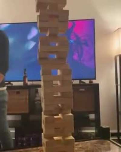 Jenga gone right