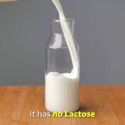 the milk is clean