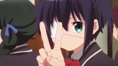 ouch. [Chuunibyou demo Koi ga Shitai!]
