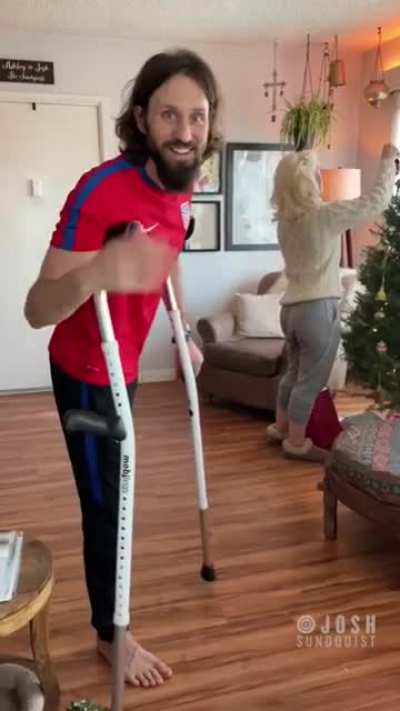 Mistletoe crutch