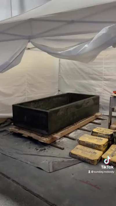 Making a 3000 lbs. sarcophagus for a bag flaming hot cheetos and burying it for future civilizations to find