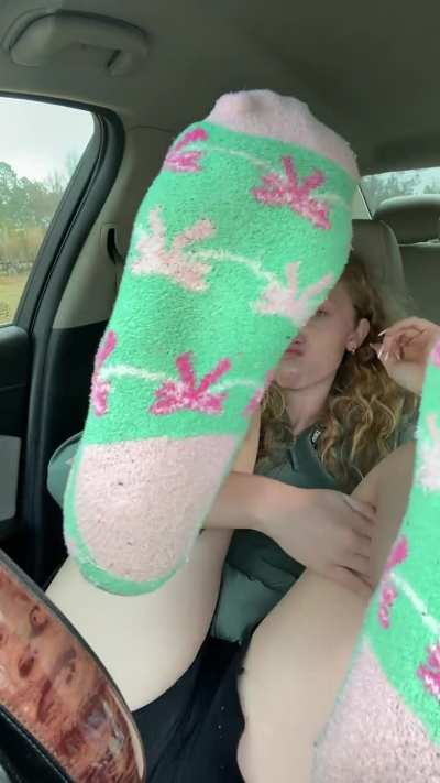 Fluffy socks