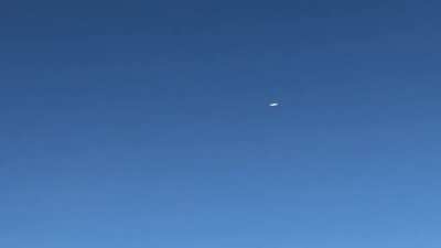 What a plane looks like from a plane with an iPhone X