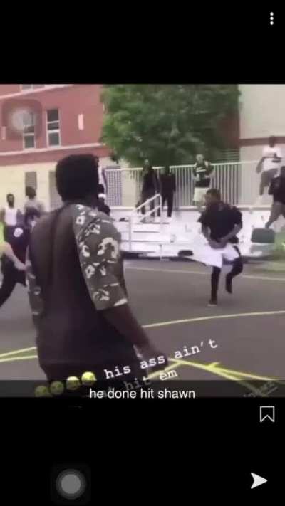 Man Assaults former high school rival who is now a cop after getting hard fouled in a pick up basketball game