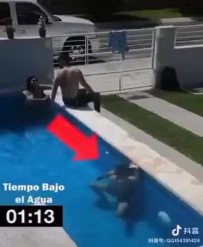 man is a deep diver