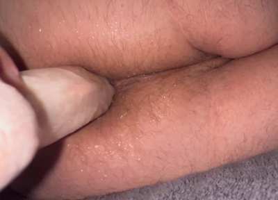 The curve on this dildo hits the spot! (50) 