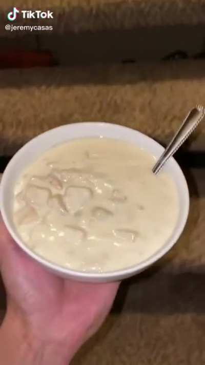 please not the clam chowder