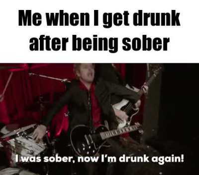 I don't drink