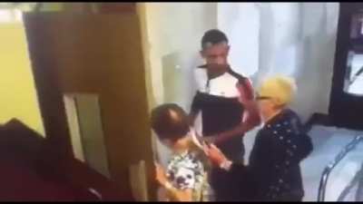 Robbing elderly women
