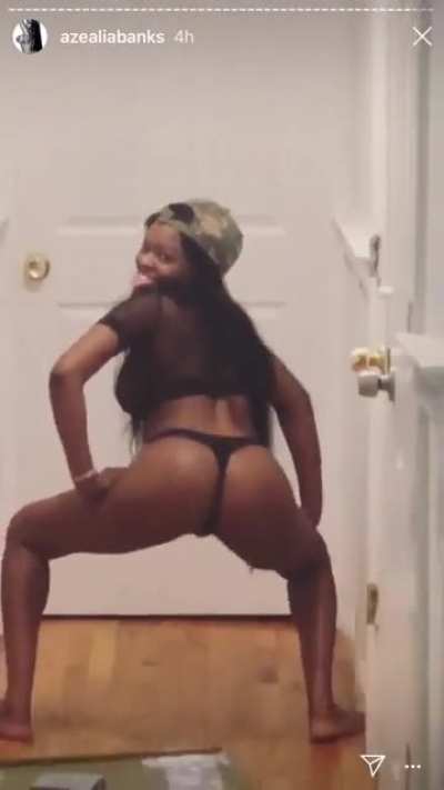 AB off the acid & twerking in a thong