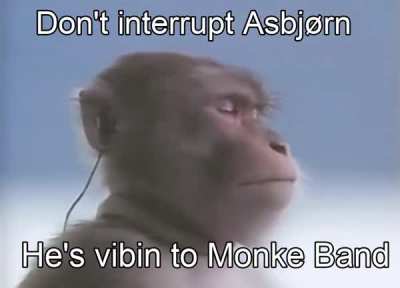 He can't play instrument but he do support Monke Band 👍👍👍