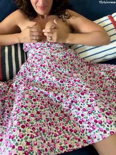 Under my dress&hellip;