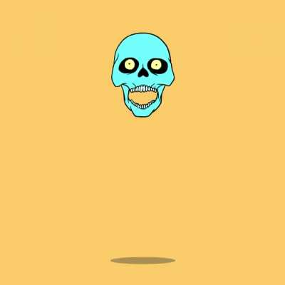 Boing boing my dudes. Quick little bouncing skull cycle.