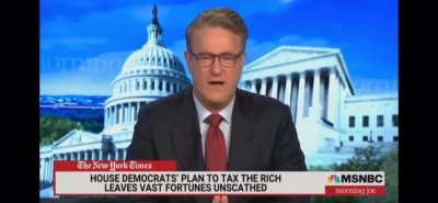 Joe forgets he&rsquo;s on MSNBC