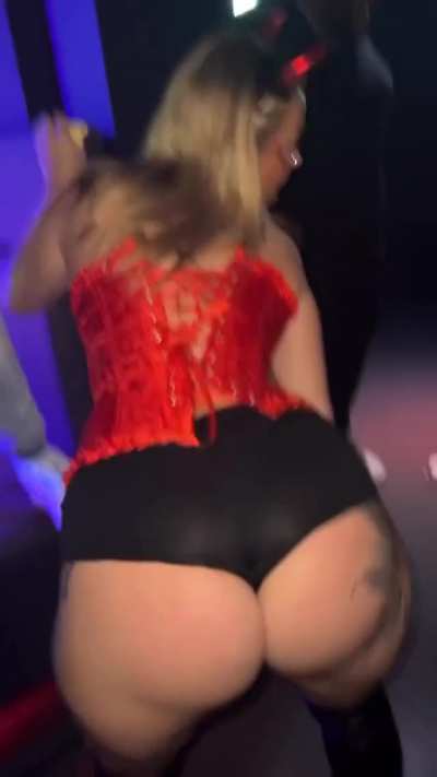 in the club
