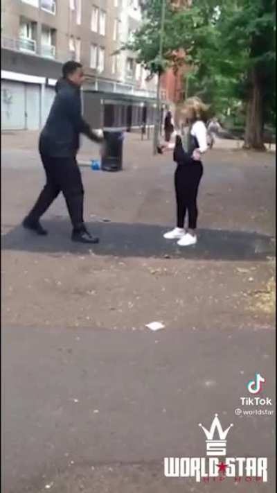 Man serves breakfast on the go