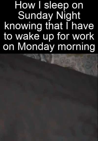 Stressful Sleep.