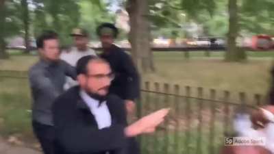 Aftermath of a "Your mother" insult in Speakers' Corner
