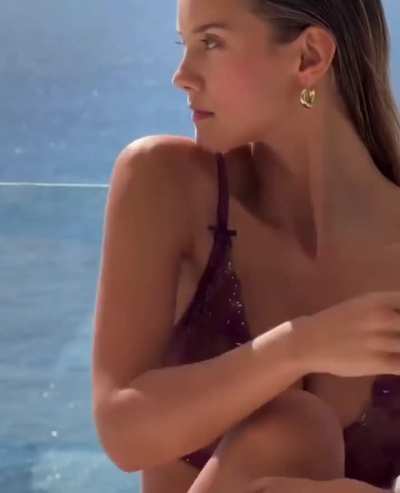 Nicola in lace lingerie set - IG April 2026