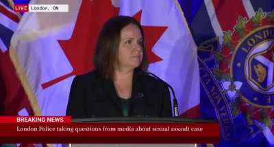 Mark Douglas from City News ask “what the spirt was” in the room where the alleged sexual assault took place