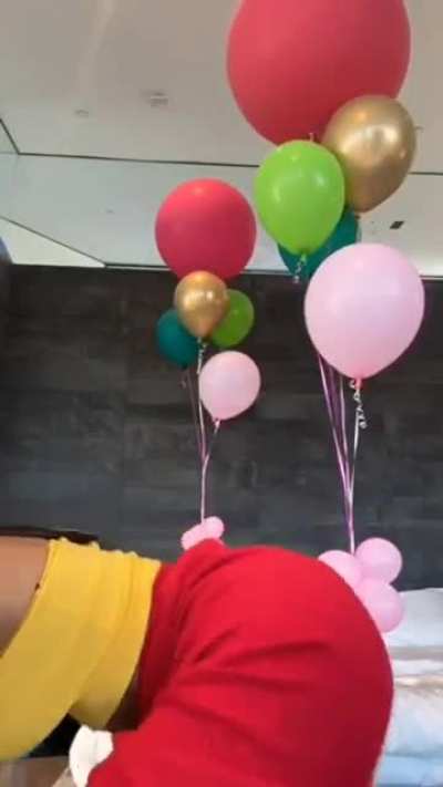 Saweetie Twerking that azz for her birthday in skirt