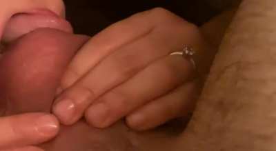 i sucked him off after date night 😊