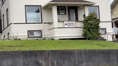 I feel a little bit like the house on the right this year&hellip;