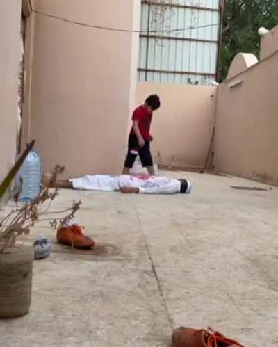 To prank little brother