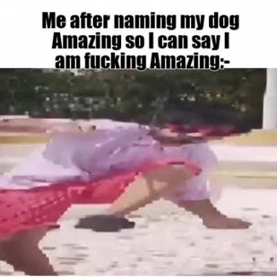 I am fucking amazing.