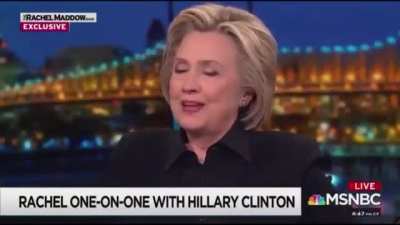 Hillary Clinton pleading to China live on MSNBC prior to the 2020 election