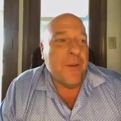 hank confronting an OKBB user, (2021, colourized)