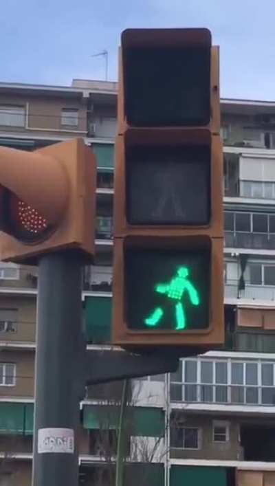 A little weird traffic light
