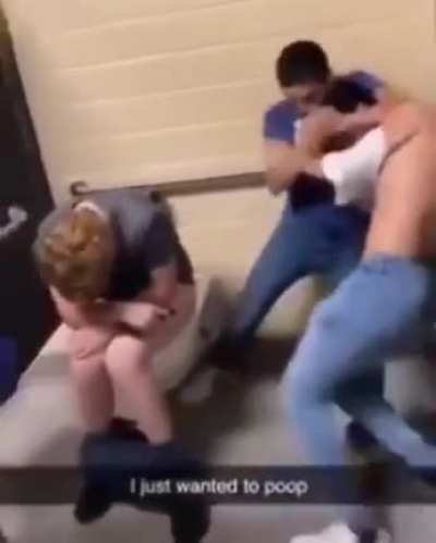 let him poop 😡 let him poop 😡