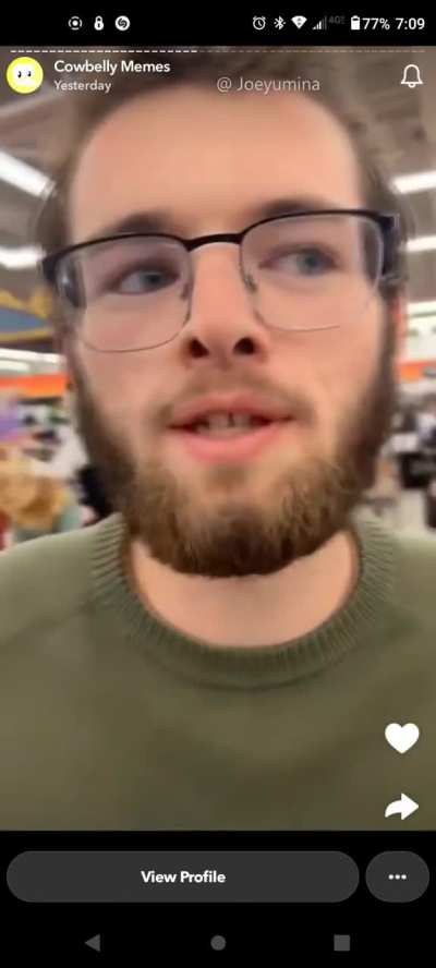 He asked