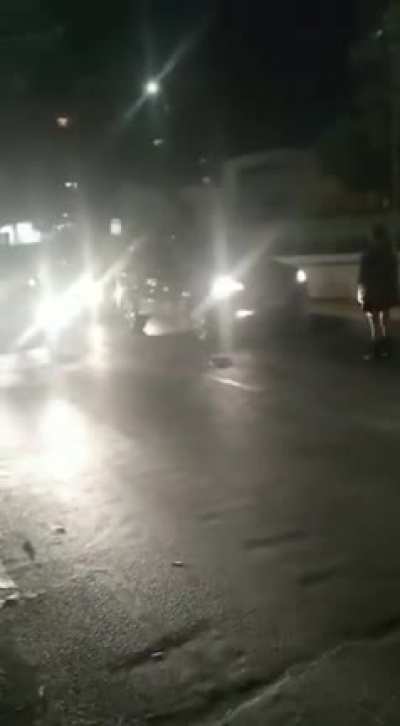 Blocking the road when&hellip;