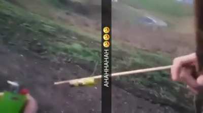 Well I tried to shoot an arrow.