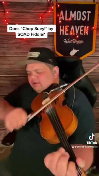 Does &ldquo;Chop Suey!&rdquo; By SOAD Fiddle?