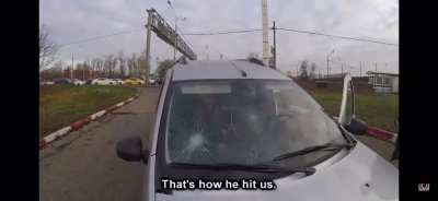 Man hits pedestrian then backs into pole while fleeing the scene