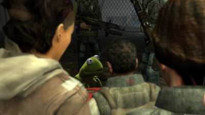Kermit bring a sigma Half-life player