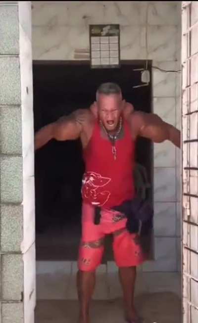 "Monster" of muscles.