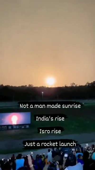 Indian Rocket Turning Night into Day