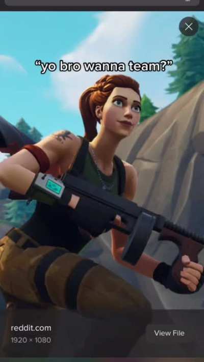 Man still loves Fortnite 😳 (His Tiktok: @owendebrody)