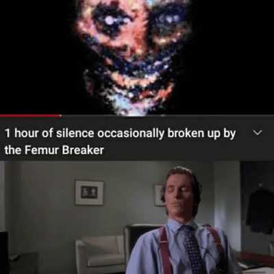 Femur breaker rule